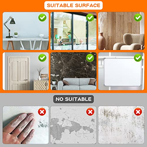 Felt Bulletin Board Corkboard Strips For Walls, Self-Adhesive Memo Board With 35 Pushpins, Wall Decor For Desk, Cubicle, Home, Office, Classroom 3 Pack #TOP5