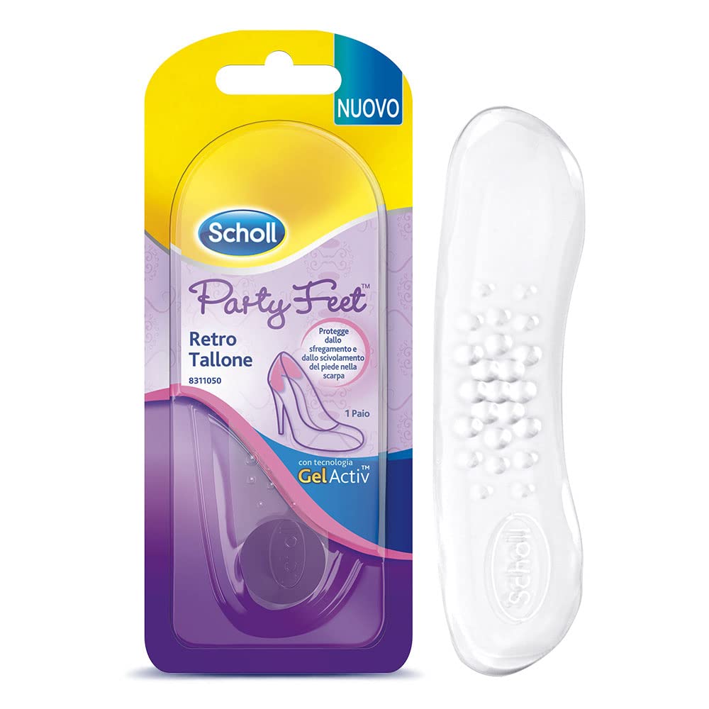 Scholl Party Feet Retro Tallone przezroczysta opaska żelowa, 1 para