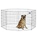MidWest Foldable Metal Exercise Pen/Pet Playpen, 24" W x 36" H