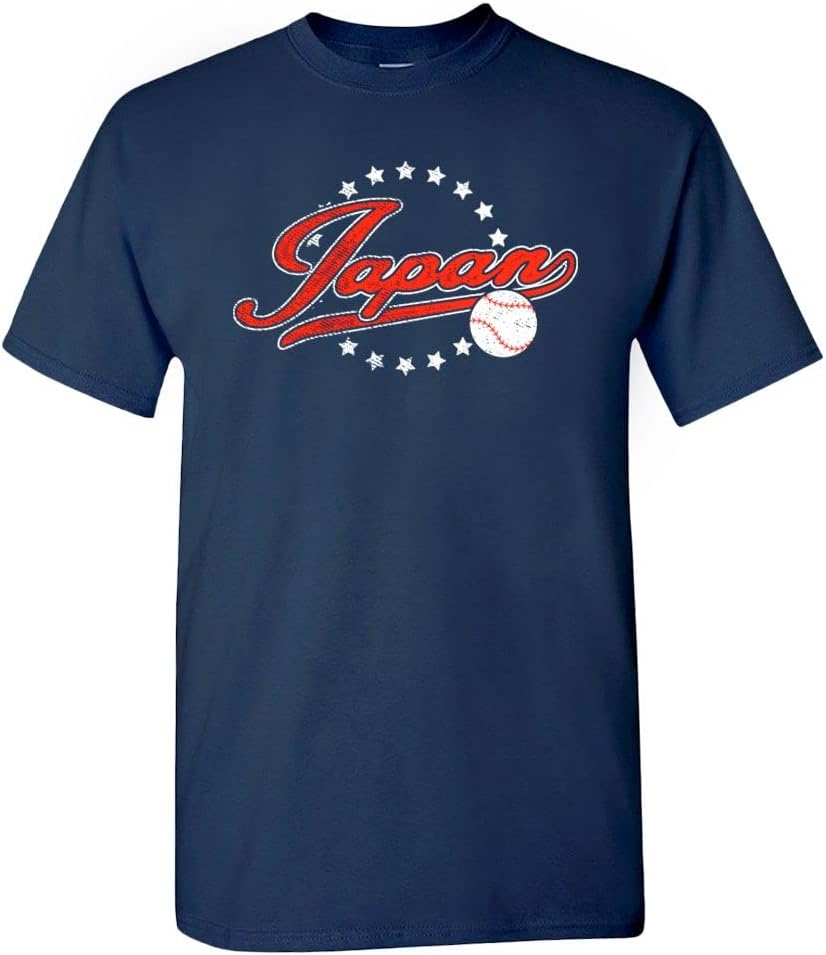 World Team Vintage Style Men's T-Shirt for Baseball Fans