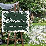 Matériau : fabriqué en bois, fiable et robuste, ne se casse pas et ne se plie pas facilement. Cette élégante et généreuse plaque en bois s'accordera avec un beau mariage. (Remarque : chevalet non inclus)