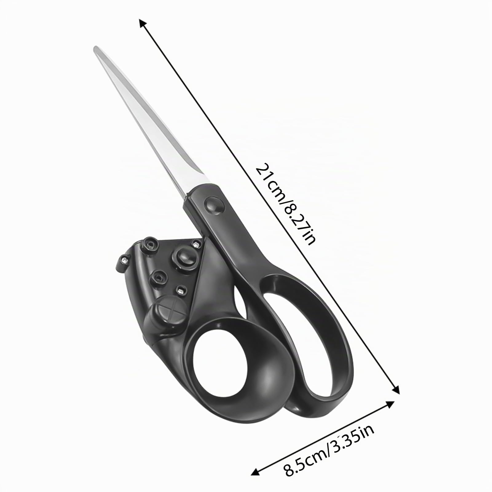Tijeras de Tela Guiadas por Láser, Herramienta de Corte Ergonómica Multifuncional para Costura, Manualidades, Corte Recto y Rápido con Tijeras Artesanía Guiadas por Láser 6,5 Pies para