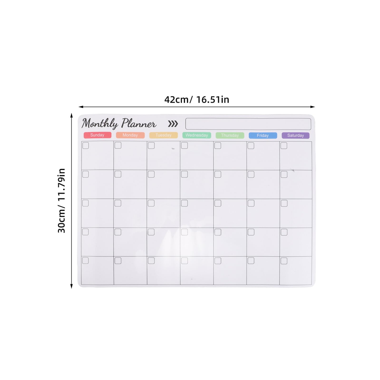 Magnetische Kalender-Planungstafel magnettafel wochenplaner Bürobedarf weekly planner board Magnetische, trocken abwischbare Tafel wochenplan magnetisch Tinte White
