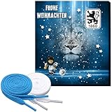TSV 1860 München Premium Adventskalender mit Poster Weihnachtskalender + Fan-Schnürsenkel