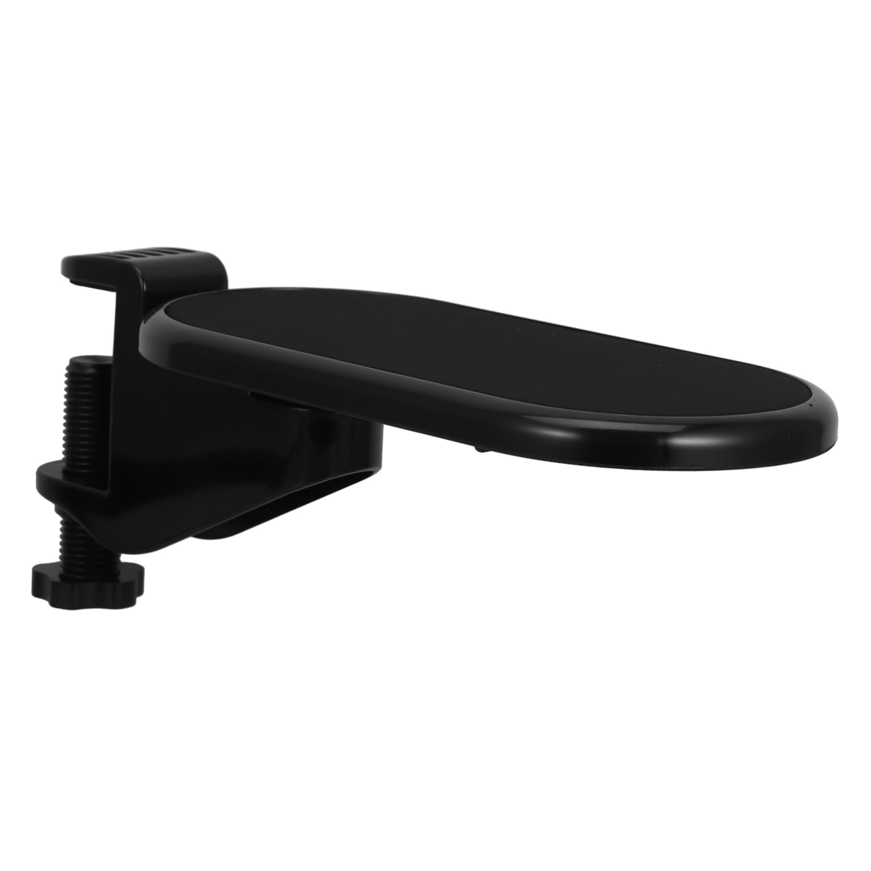 Uonlytech 3 Stück Handmontage rotierende Büro erweitert einstellbar Arm Ellenbogenstütze groß falten Handgelenkstütze für Tastatur Schreibtisch-Ellenbogenstütze Eva Black
