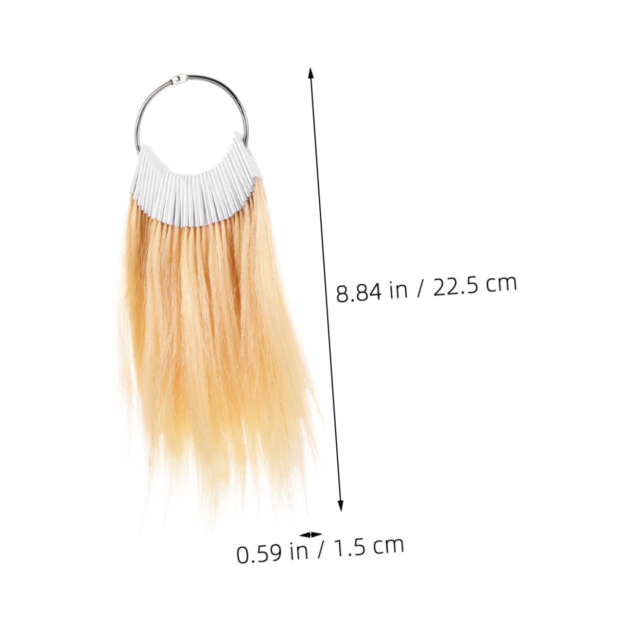 Échantillon de Test de Coloration Capillaire 2 Lots, Vrais Cheveux