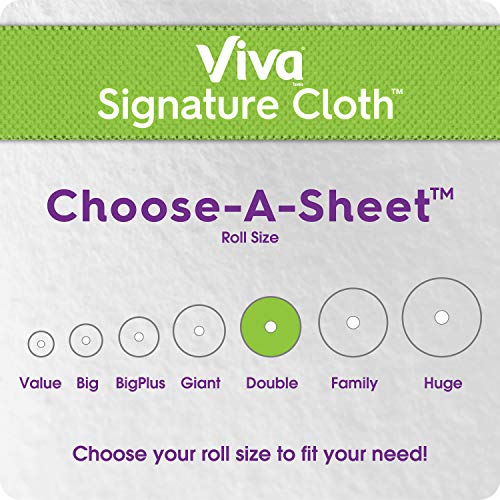 Image of Viva Signature Cloth Choose-A-Sheet Paper Towels, Soft & Strong Kitchen Paper Towels, White, 6 Count