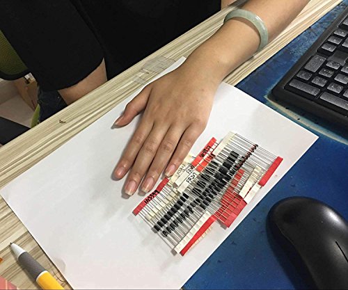 8 Values 100 Pcs Schottky Rectifier Diodes Kit, 1N4148 1N4007 1N5819 1N5399 1N5408 1N5822 Fr107 Fr207 #TOP4