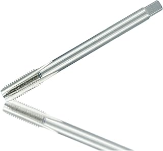 Machine Thread Tap HSS Screw Taps, 90-150 Long Shank Metric Plug Tap, Straight Flute Screw Tap MINGPING (Size : M8x100)