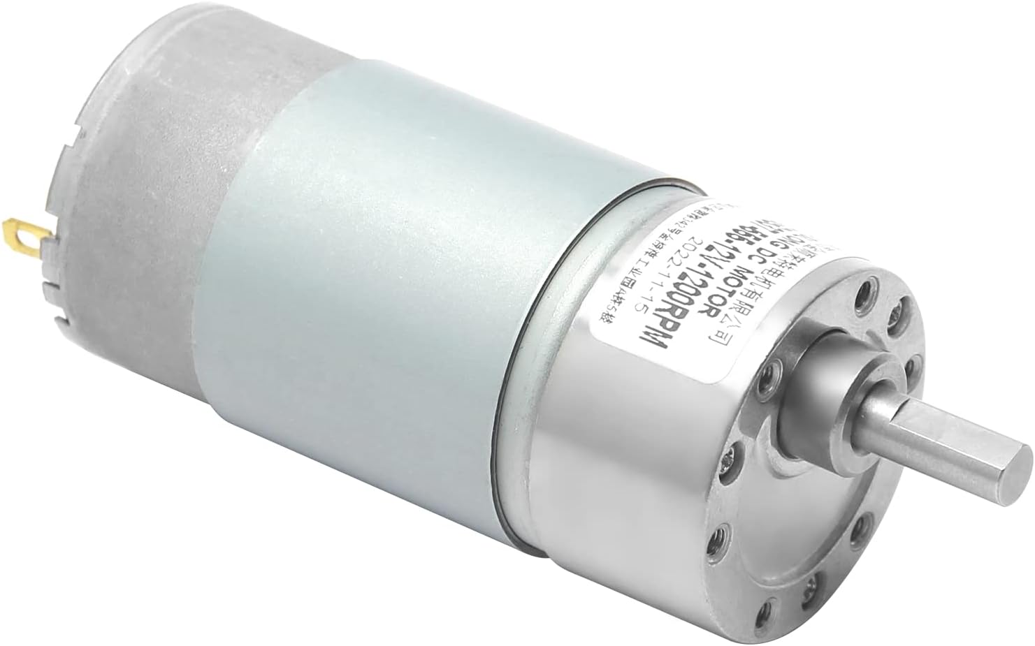 Fielect DC 24V 266 RPM Gear Motor High Torque Electric Motor Micro Speed Reduction Geared Motor Eccentric Output Shaft for Car Robot Model DIY Engine