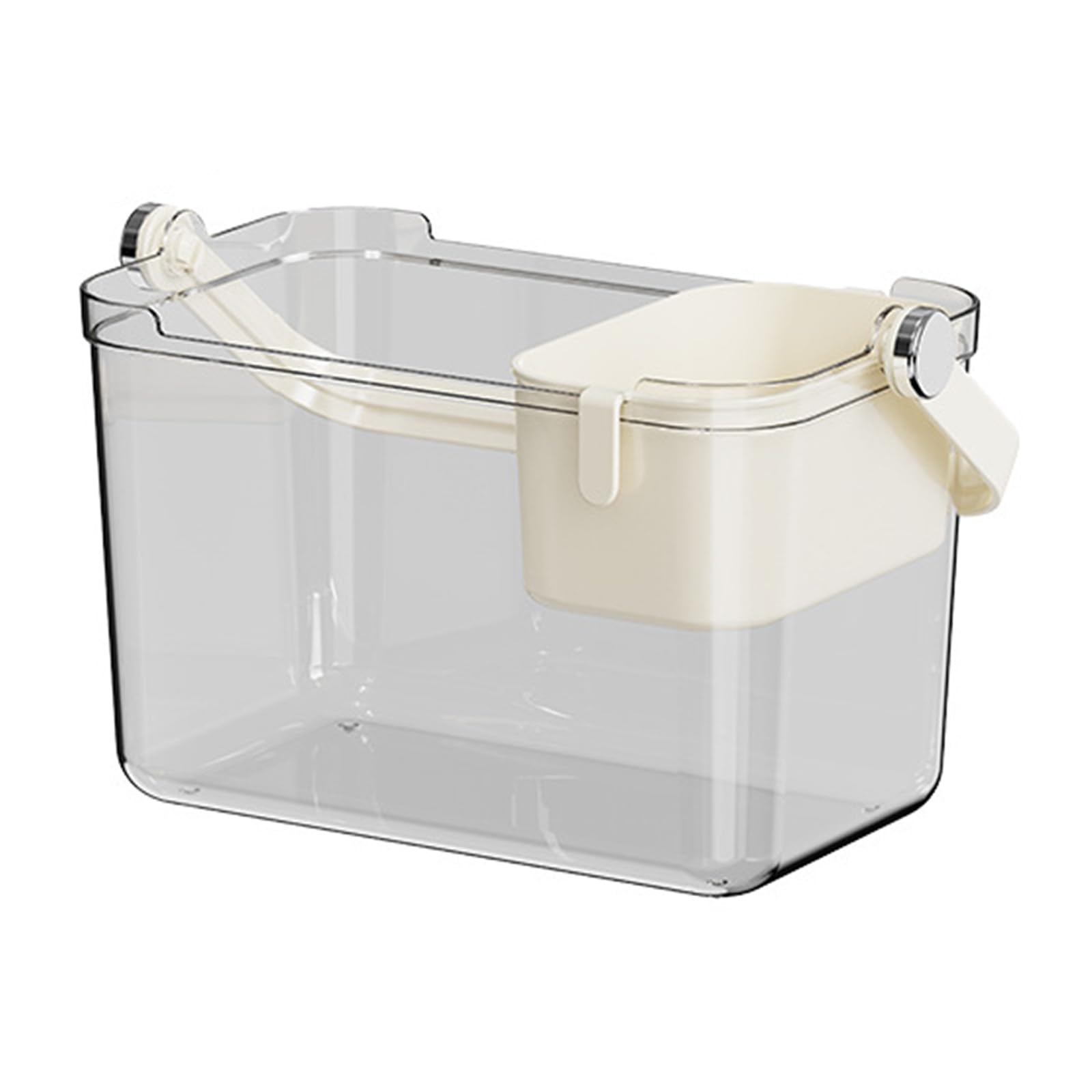 Seau à glace plastique contre la fonte rapide des glaçons de table