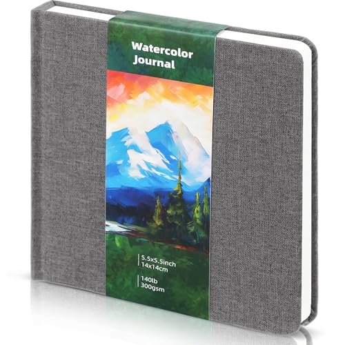 Cuaderno de bocetos de acuarela de viaje para pintar paisajes en tus escapadas