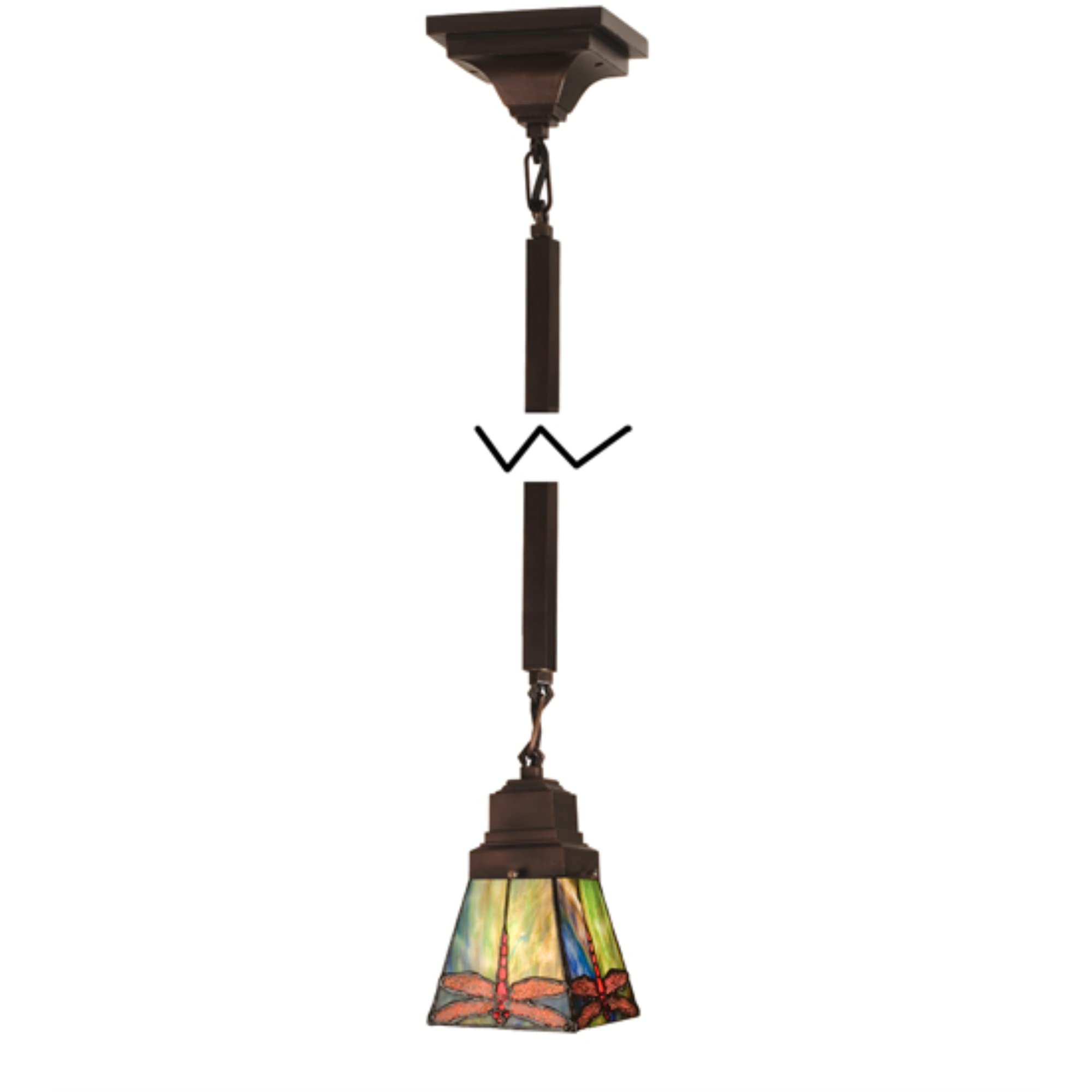 Meyda Tiffany 49100 Animals/Insects One Light Mini Pendant from