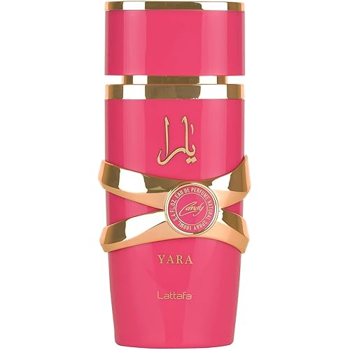 Lattafa Yara Candy - Vanilla, Fruity, Citrus, Floral - Eau de Parfum Long-Lasting Fragrance for Women, 3.40 Ounce / 100 ml