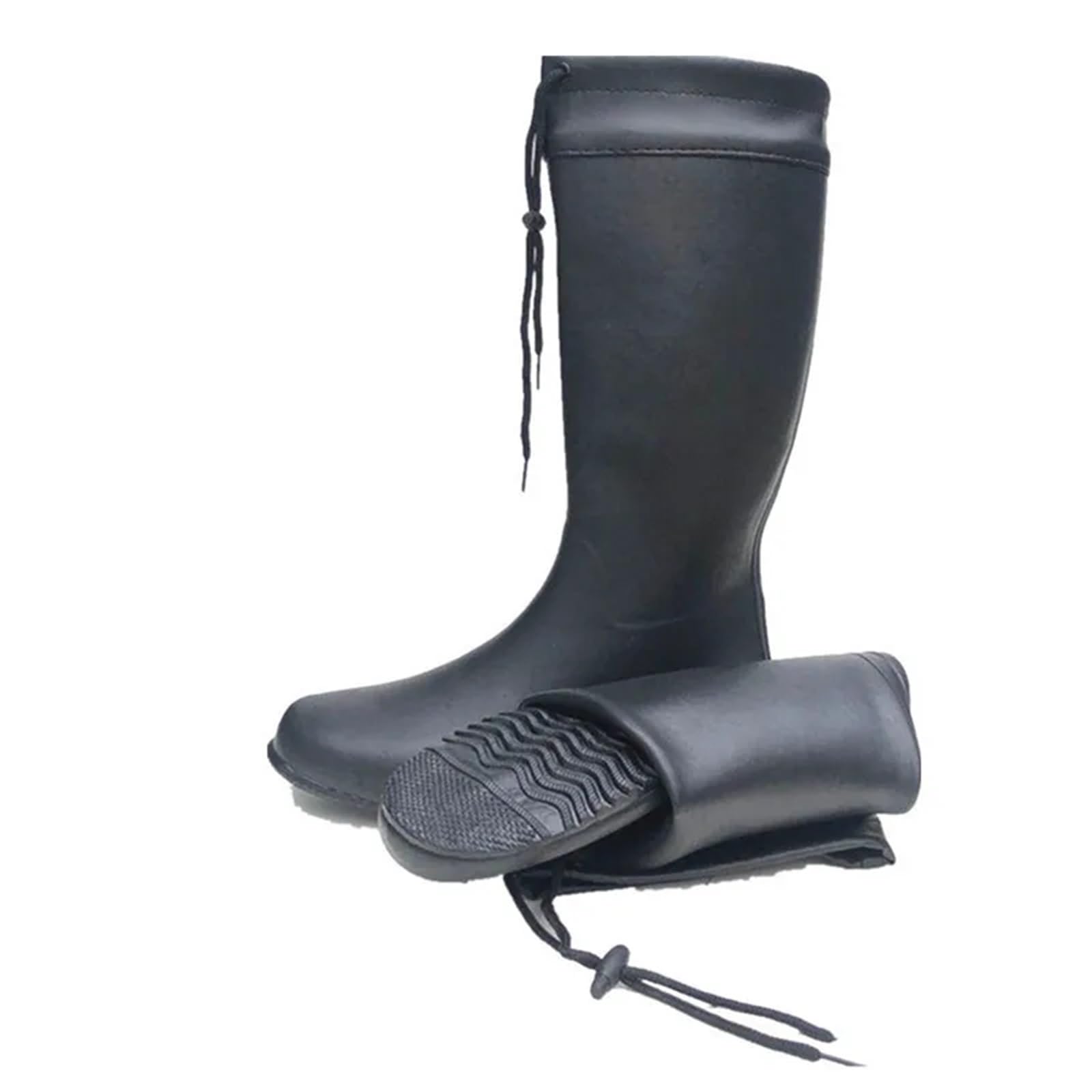 Stivali Da Guado Lunghi Stivali da pesca impermeabili morbidi e pieghevoli, alti, leggeri, in gomma, for guadare l'acqua, articoli for guadare Aqua(44 size)