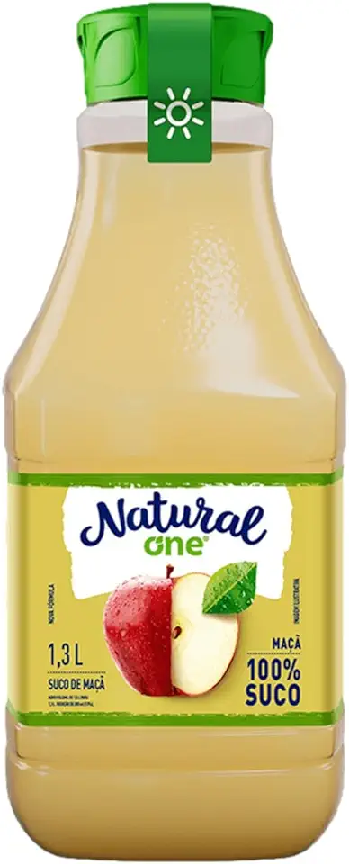Suco Integral Natural ONE Maçã – 1,3L – 100% Suco de Fruta – Sem Açúcar Adicionado