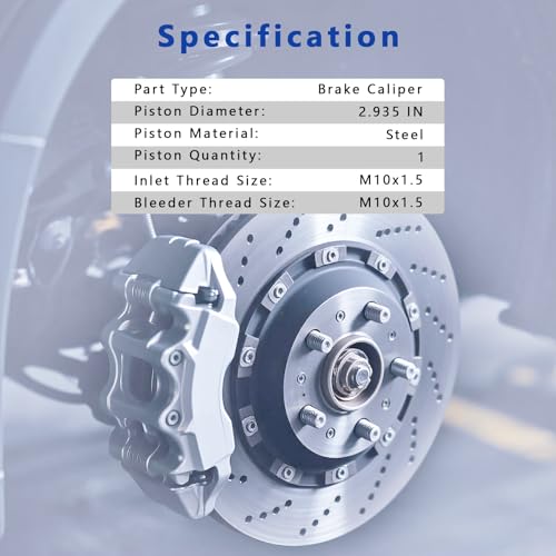 Image of 2 Pcs Front Brake Caliper Fit for 1988-2002 Chevy GMC Suburban Express Tahoe Yukon Safari, 1994-1999 Dodge Ram 1500, 1990-2000 Cadillac, Dics Brake Caliper Replace for 184299 184300