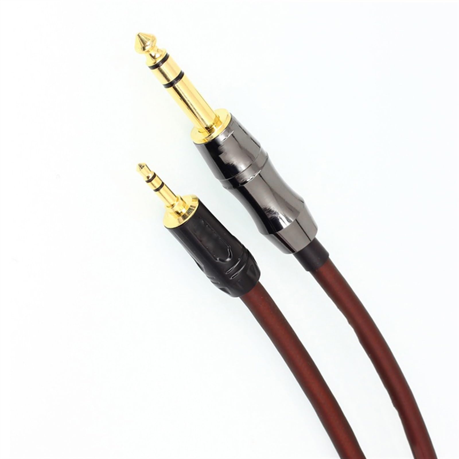 Cable De Audio De Guitarra Conversión de altavoz de instrumento de guitarra 3,5 a 6,5 ​​Cable de de dos canales grande a pequeño (Size : 20M)