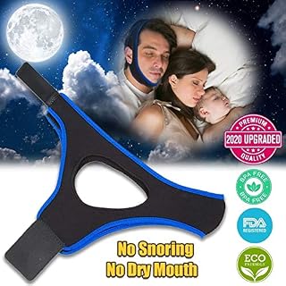 Anti Snoring Chin Strap Ajustable Stop Snoring Solution for Men and Women, Anti