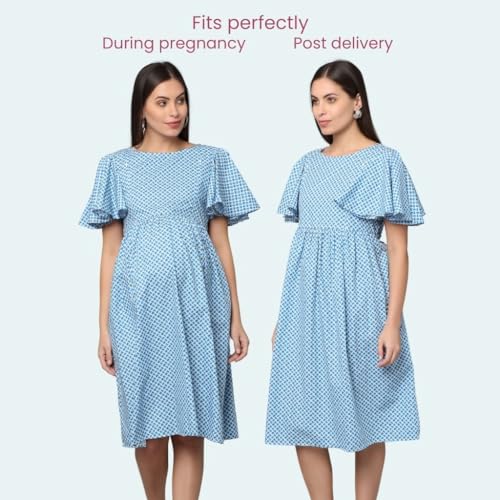 Image of Morph Maternity | Maternity Dresses for Women | Fits During Pregnancy & Post Pregnancy | Back Tie to Adjust