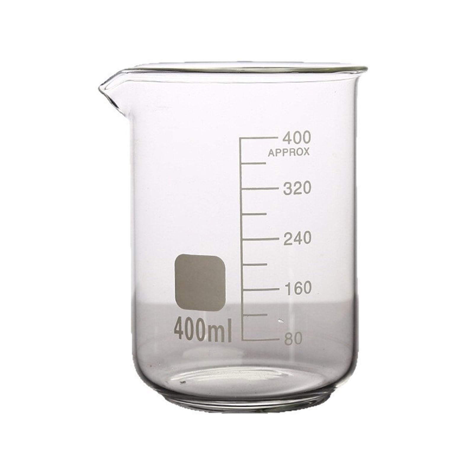 3er-Set Wissenschaftliche Glasbecher 50-100-250ml – Borosilikatglas 3.3 Niedrige Form mit Skalendruck(10pcs of Vol.100ml Low form)