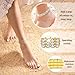 LucBuy 2PCS Twinkle Diamond Anklet, Elastic Rhinestone Tennis Ankle Bracelets for Women,Crystal Silver-Tone Sparkling Charm Foot Jewelry,Bling Shining Bridal Anklet Bracelet Gifts