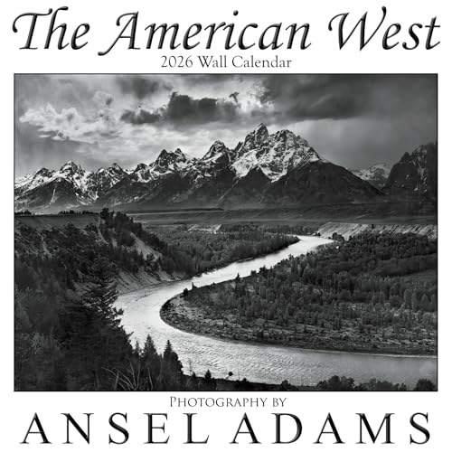 The American West 2026 Wall Calendar with images of national parks by Ansel Adams (12