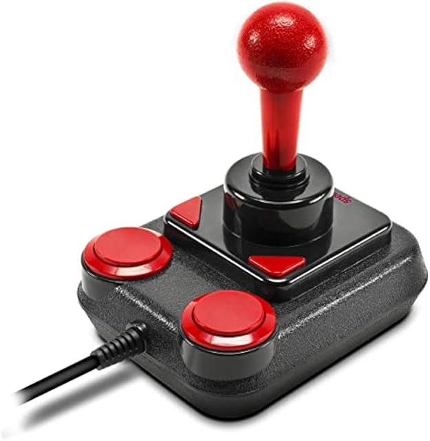 SPEEDLINK SL-650212-BKRD Competition PRO EXTRA USB Joystick - Anniversary Edition, Retro-Arcade-Stick, schwarz-rot
