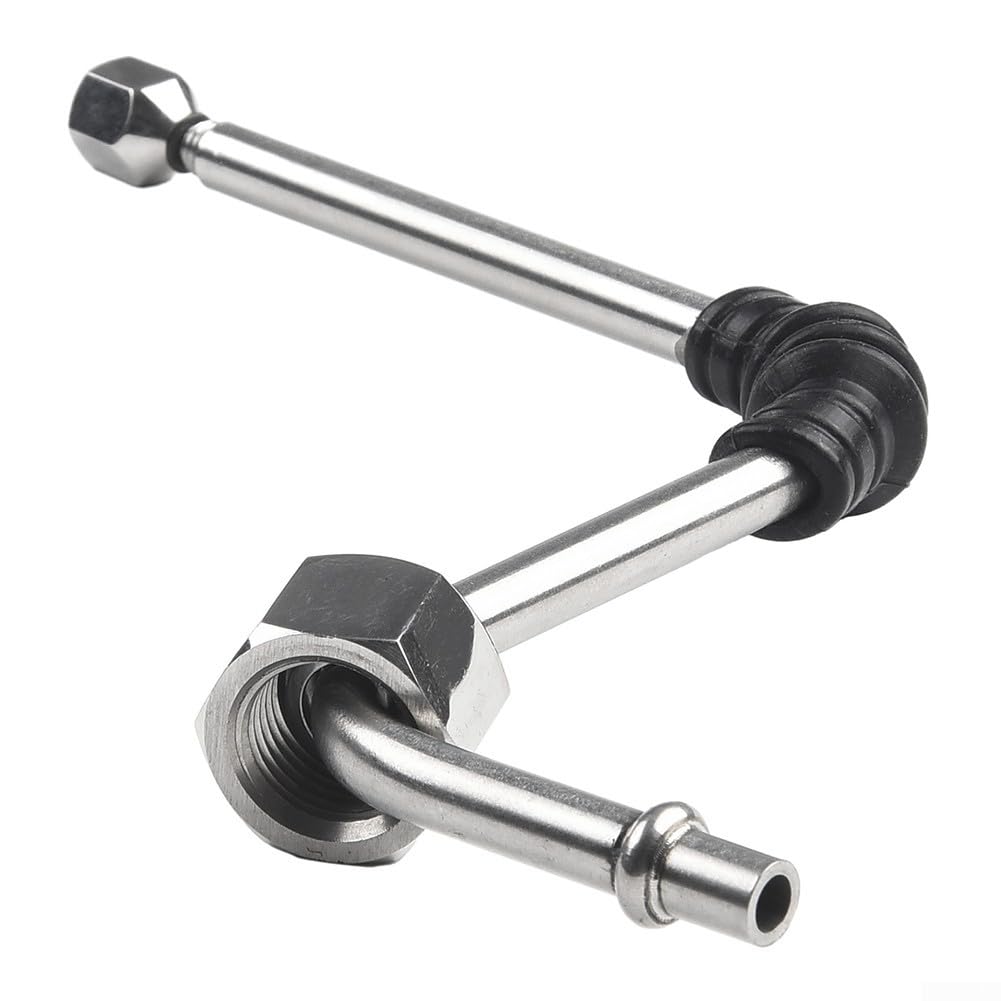 Varita de vapor mejorada para Dedica EC680 EC685 ECP35 Series, boquilla espumadora de leche de 6 mm con codo de goma antiquemaduras, pieza de repuesto de brazo de vapor de acero inoxidable (3 agujeros