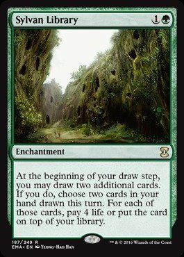 Magic The Gathering - Sylvan Library - Eternal Masters Magic The Gathering - Sylvan Library - Eternal Masters