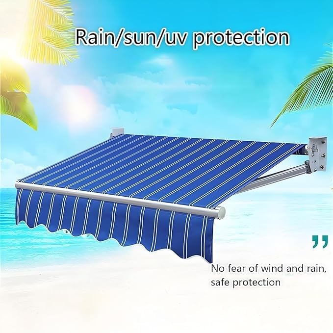 Tela de repuesto para toldo de patio retráctil e impermeable 3