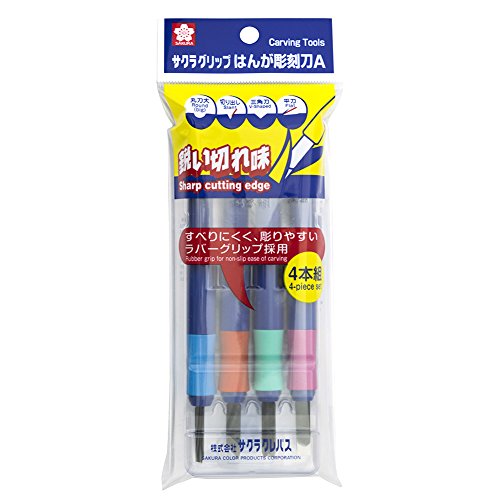 A4 pcs chisel is Sakura Color grip han (japan import)
