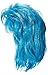 Rubie's Costume Glitter Diva Wig with Tinsel, Blue, One Size