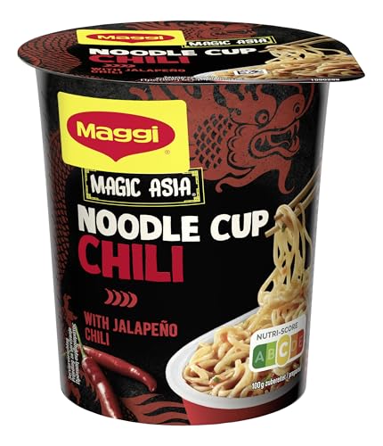 Maggi Magic Asia Noodle Cups, Sortimentsbox, Instant-Nudeln in 6 verschiedenen Geschmacksrichtungen, Leckere Fertiggerichte im praktischen Becher, 48er Pack (48 Becher) – Bild 8