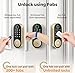 Fingerprint Smart Deadbolt with Keypad – Keyless Entry Lock for Home, Apartment, Office, Airbnb, Rental, Kids & Seniors, App & Code Access, Auto-Lock, Easy DIY Install, Compatible with Alexa & Google