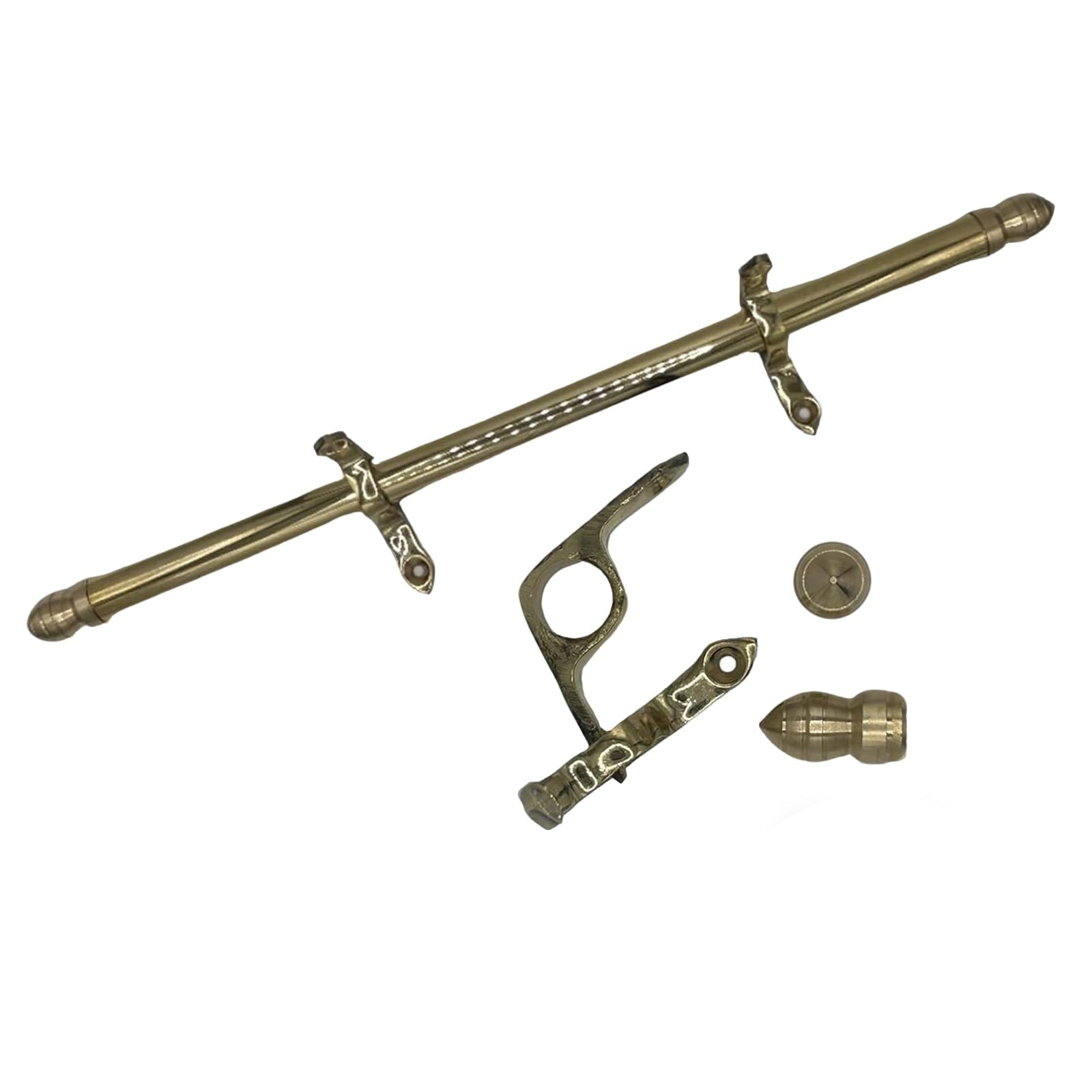 DFGHNBVC Stair Rods For Carpet Runners With Finial Ends And Brackets,13Pcs-36In(91Cm)