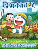 Doraemon Coloring Book: Perfect Coloring Book For Adults and Kids With Incredible Illustrations Of Doraemon For Coloring And Having Fun.