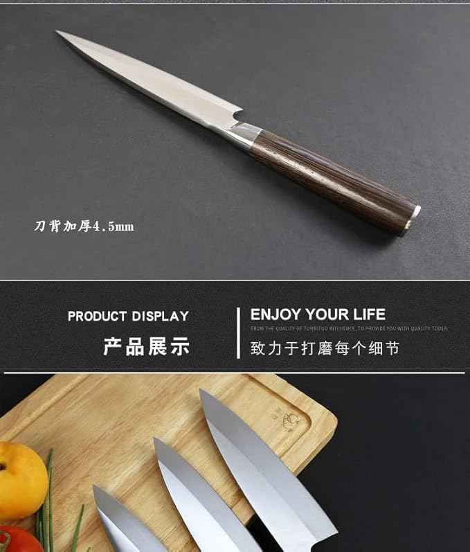 Set Cuchillos Cocina 3 Piezas Acero Inoxidable miniatura 6