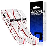 Distinctive Clear View 1-4” Quilting/Sewing Machine Presser Foot - Fits All Low Shank Snap-On Singer*, Brother, Babylock, Euro-Pro, Janome, Kenmore, White, Juki, New Home, Simplicity, Elna and More!
