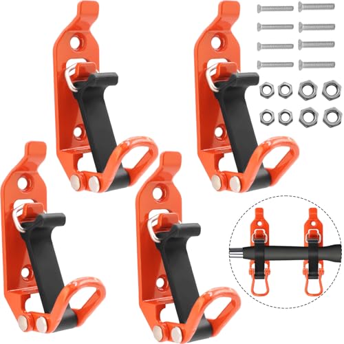 WYYFXY 4 Stück Schaufelhalter Dachträger Schaufelhalterung Abschließbar Axthalter Wand Schaufel Halterung für Lastwagen Auto Boot Werkzeug Spannverschluss Wandmontagehalterungen