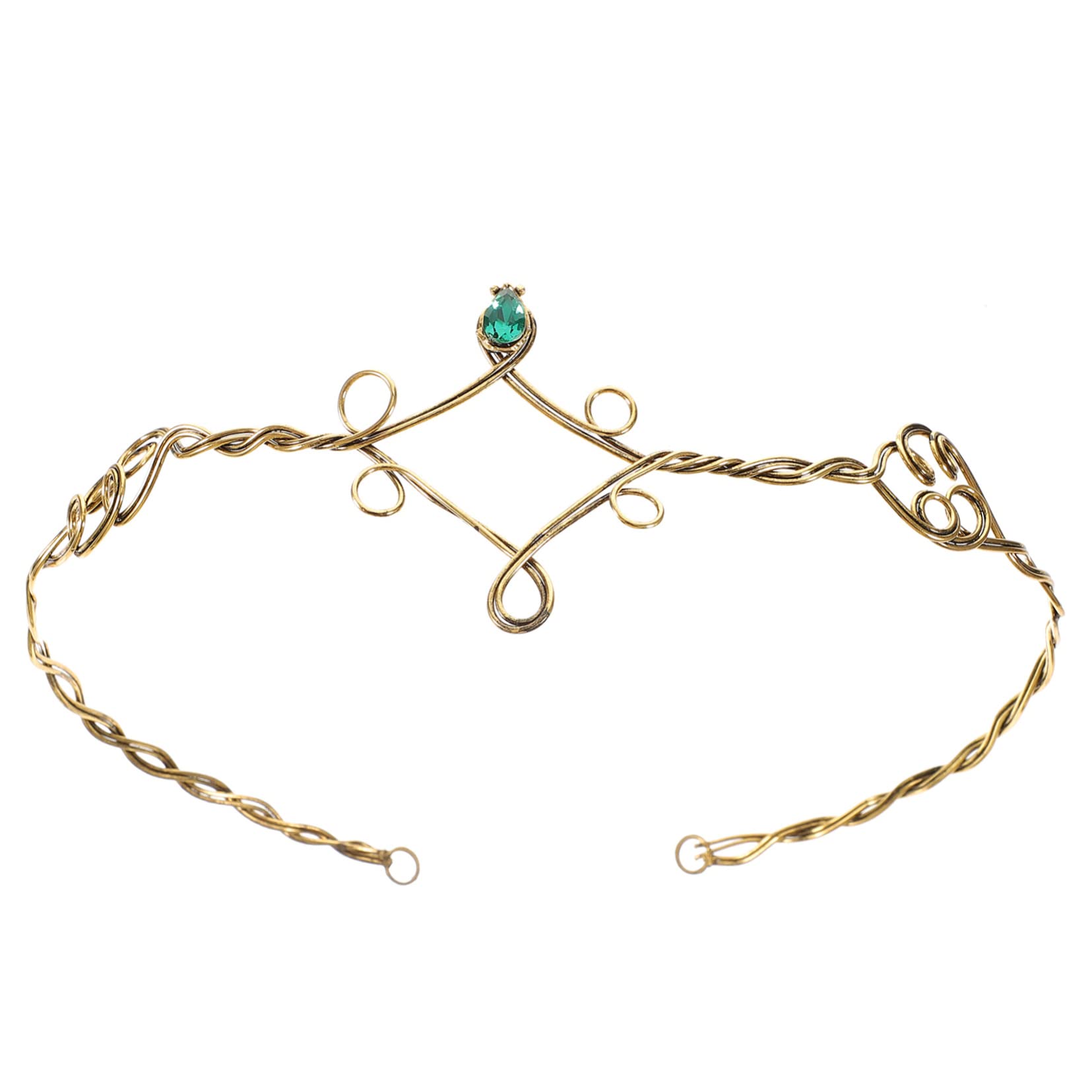 Baluue 5pezzi Cerchietto Vintage Pietre Per e Ragazze Accessorio Per Matrimonio Compleanni e Speciali