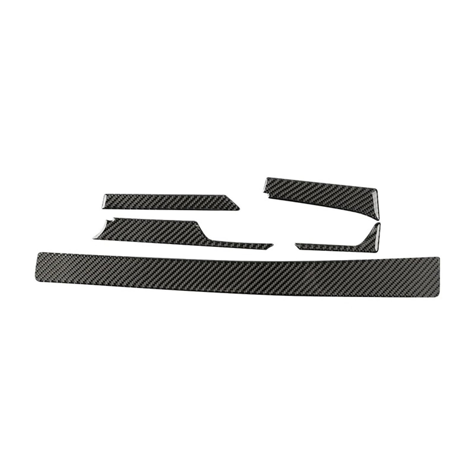 Car Interior Moulding Trim for Chevrolet for Camaro 2017-2022 Accessories Interior Car Instrument Console Decorative Strip Sticker Trim Cover Interior Accessories(Black Carbon Fiber,RHD)
