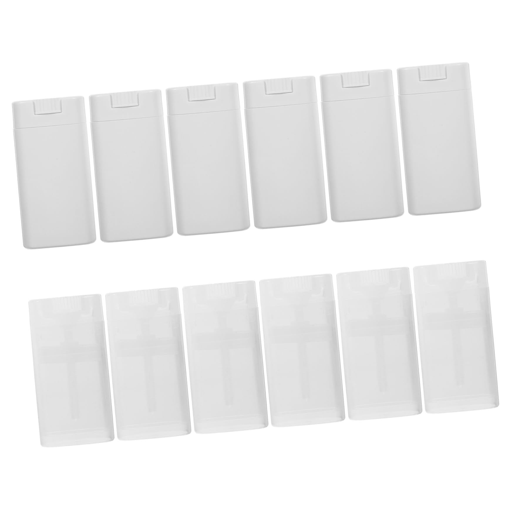Bouteilles de crème minkissy en lot de 12 tubes cosmétiques vides pour voyage