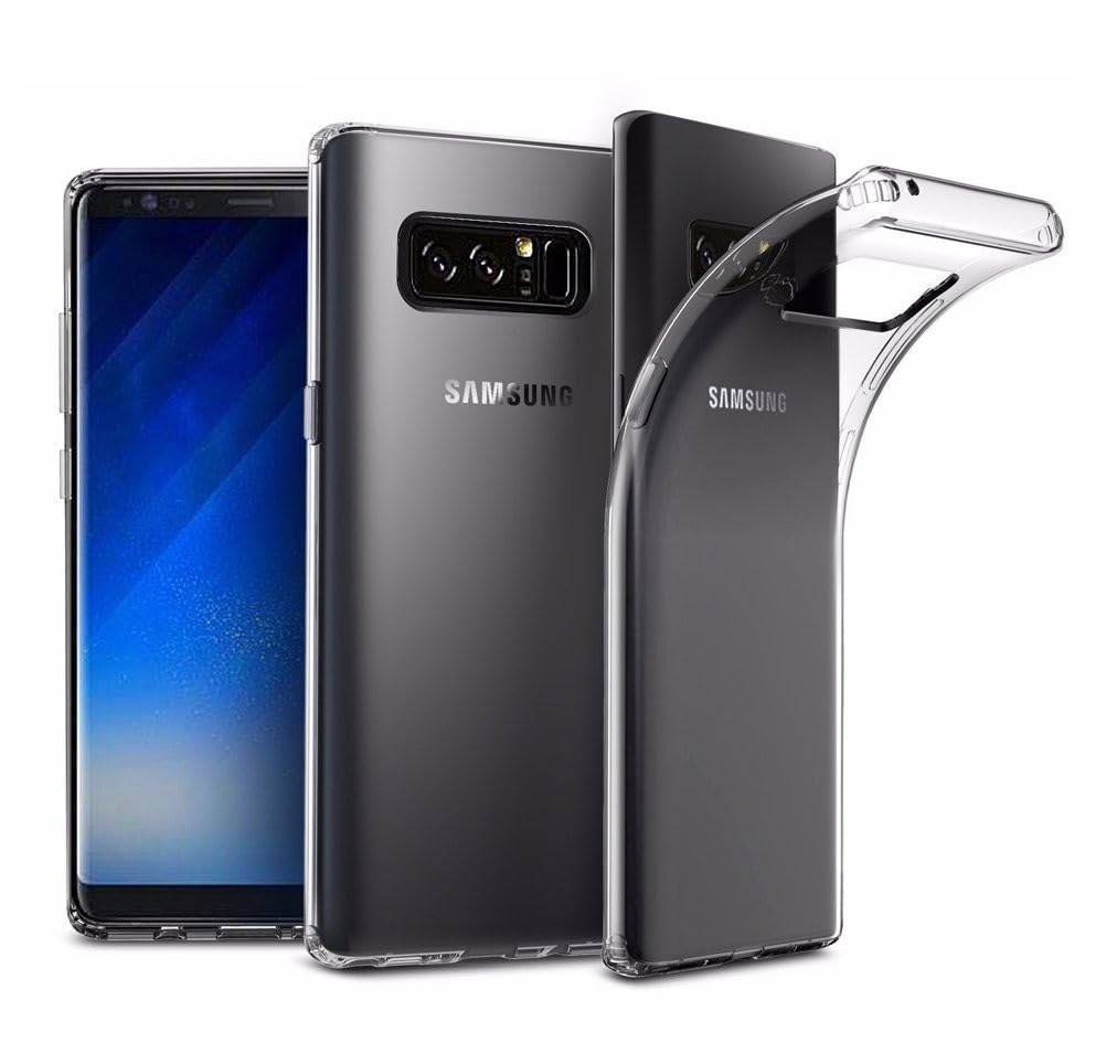 ANKIRANT® Back Case Cover for Samsung Galaxy Note 8 Mobile Soft Silicon Flexible Crystal Clear White - Transparent (Totu) (B0CTHP3HD1) Amazon Price History, Amazon Price Tracker