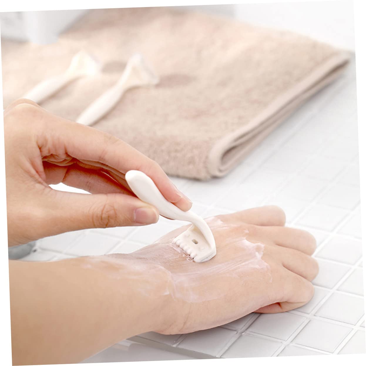 OSOLADY 3-piece Women's Hair Trimmer Lady Shavers for Women Body Hair Trimmer for Women Stainless Steel Shaver Hair Trimmer Tool Leg Hair Shavers