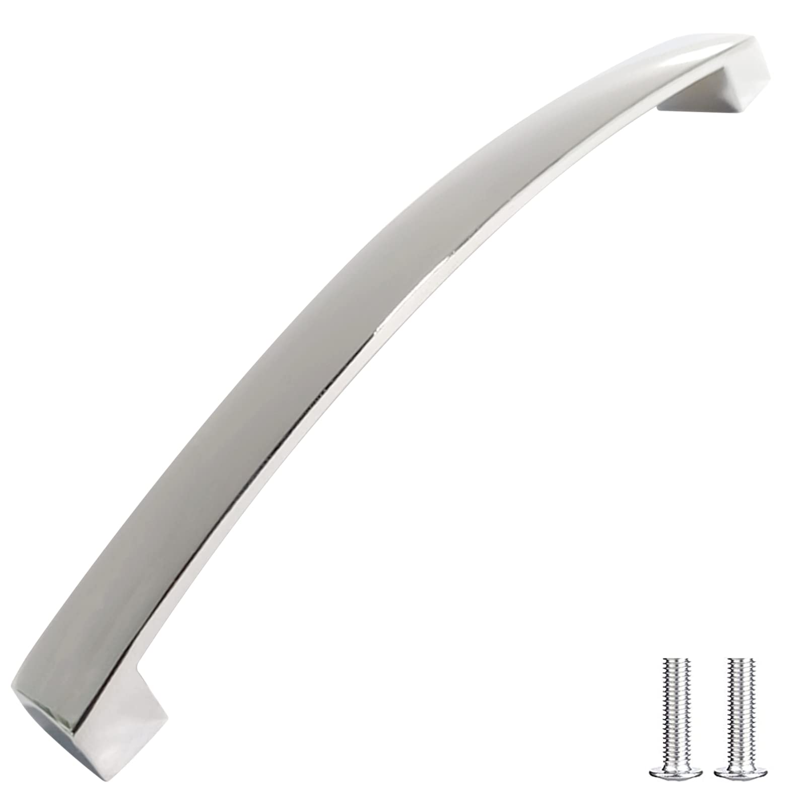 Decoranddecor Polished Chrome Brushed, Or Matt Black Kitchen Bathroom Cabinet Door Drawer Furniture Handles (128Mm Hole Center, )