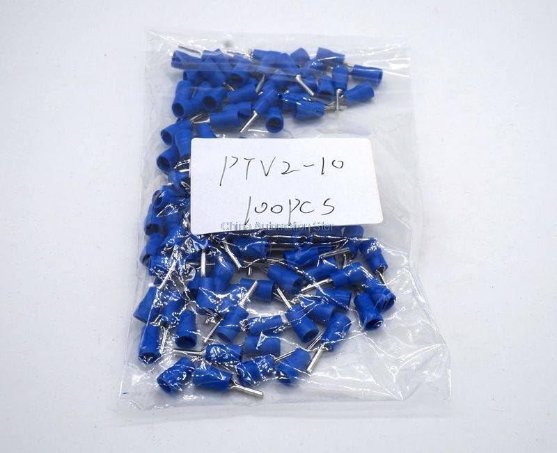 Generic PTV2-10 Pin-Shaped Pre-insulating Terminal Cold pressed terminals/Cable Connector/Wire Connector