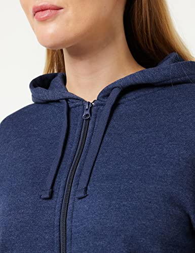 Amazon Essentials Women's French Terry Fleece Full-Zip Hoodie (Available In Plus Size), Navy Heather, Medium #TOP10