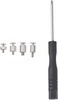 SOLUSTRE 1 Ustaw M. 2 Śruby Montażowe SSD Zestaw Zestaw Stali Nierdzewnej SSD Mocowanie Elementów Śrubowych Ze Śrubokrętem Kompatybilny Dla PS5 Gigabajt MSI Płyty Głównej