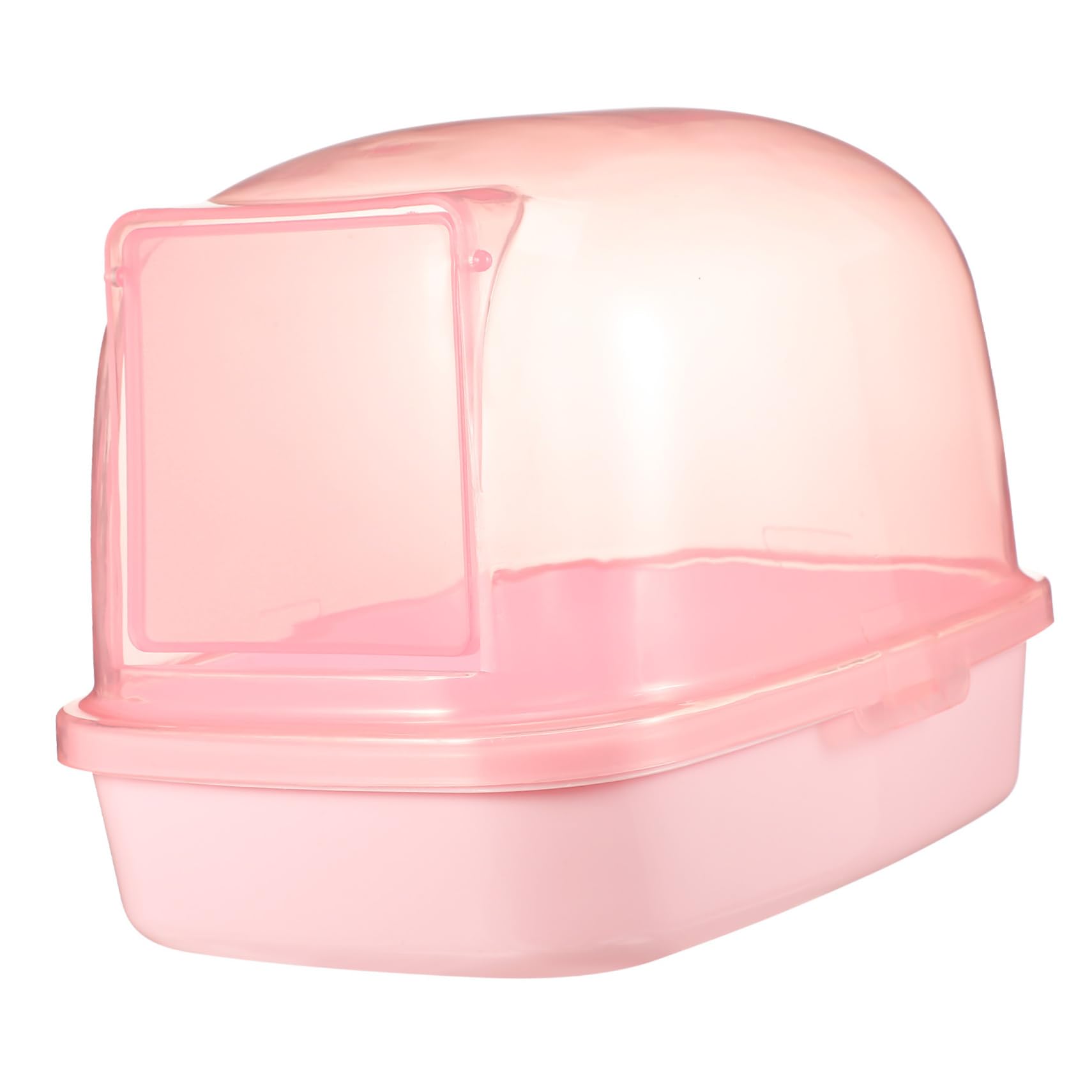 WOONEKY Chinchilla Sand Bath House for Pets Plastic Hamster Bathtub with Smooth Edges for Safe Bathing and Playing for Gerbils Hedgehogs and Dwarf Hamsters